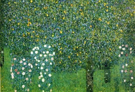 Klimt Roses under the Trees